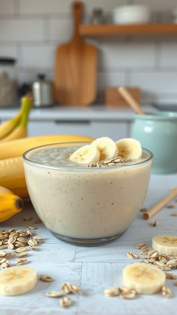 Banana Oatmeal Power Smoothie