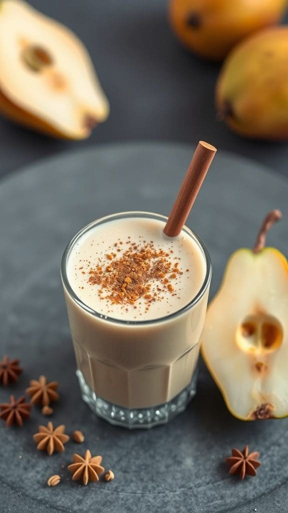 Chai Spiced Pear Smoothie
