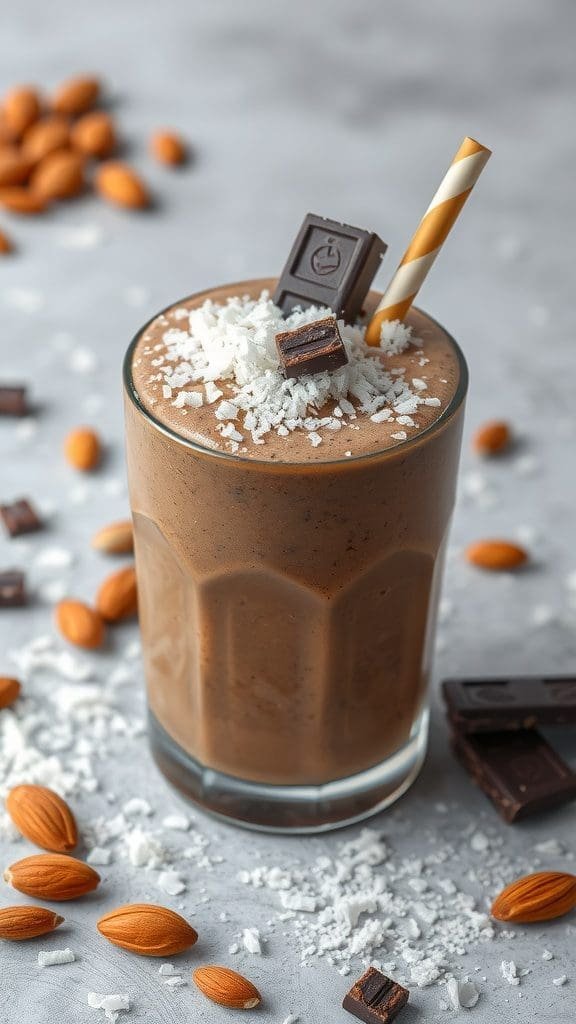 Chocolate Almond Joy Smoothie