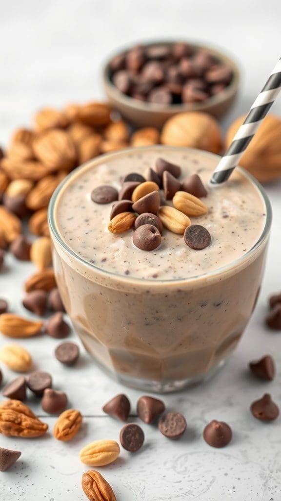 Nutty Chocolate Chip Smoothie