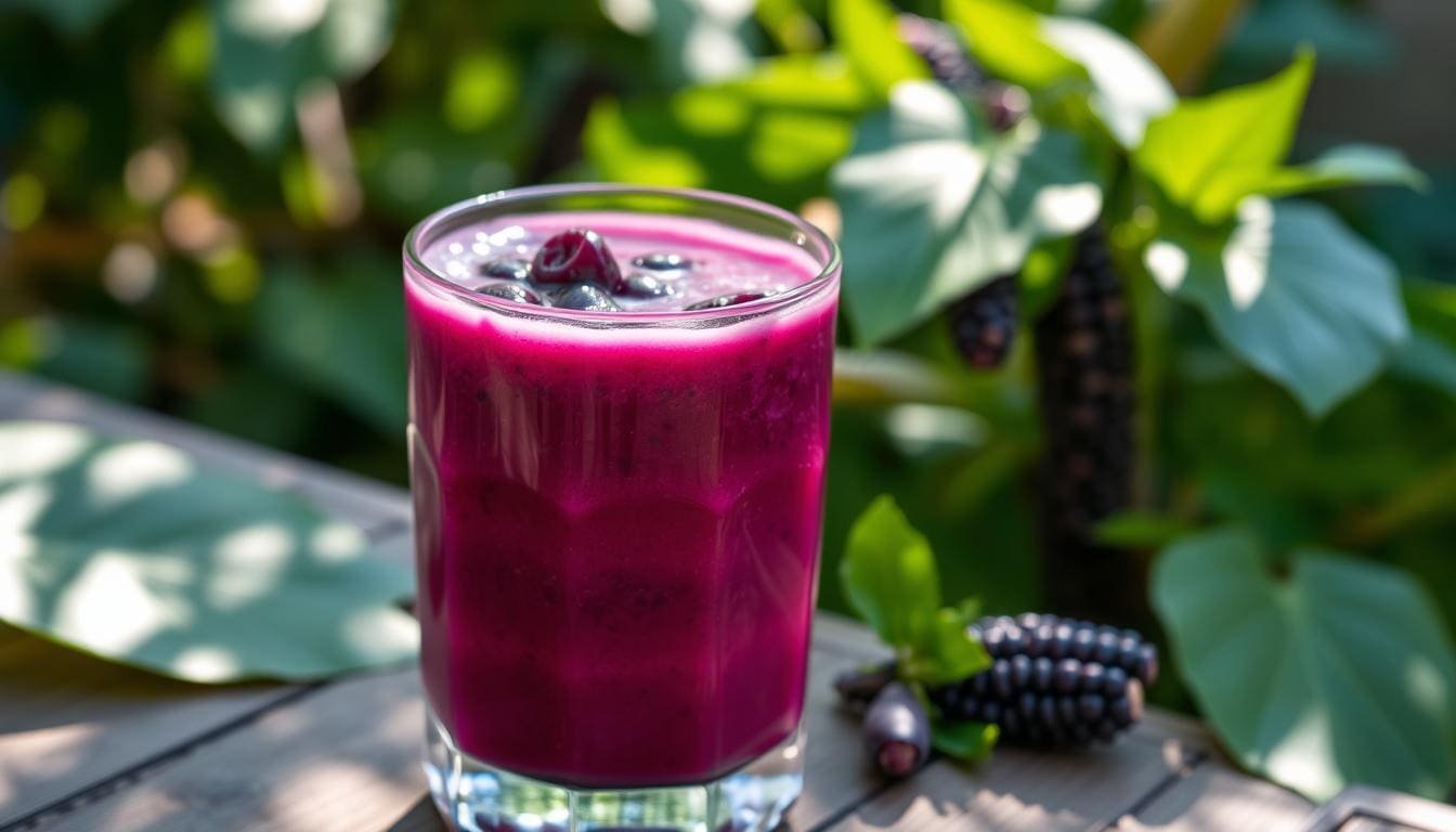 Chicha Morada Smoothie Recipe - Peru