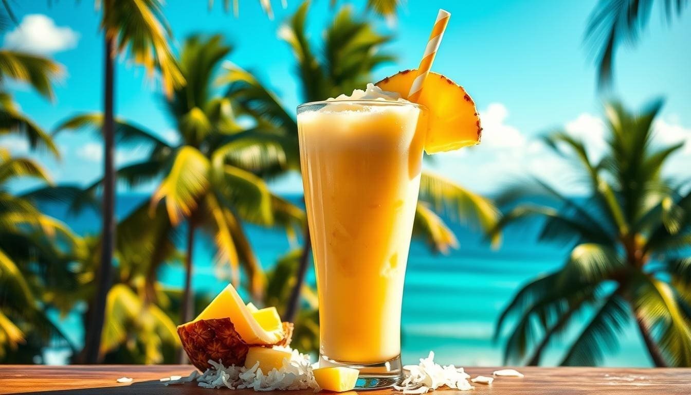 Coconut Pineapple Paradise Smoothie