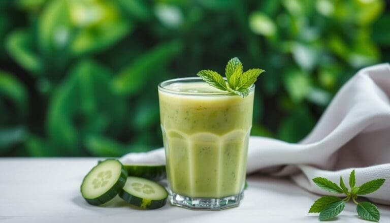 Cucumber and Mint Smoothie Recipe - Lebanon