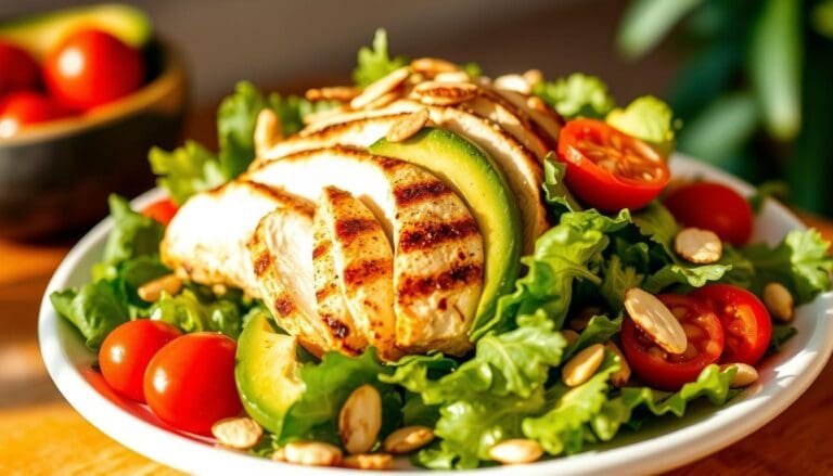 Grilled Chicken and Avocado Salad