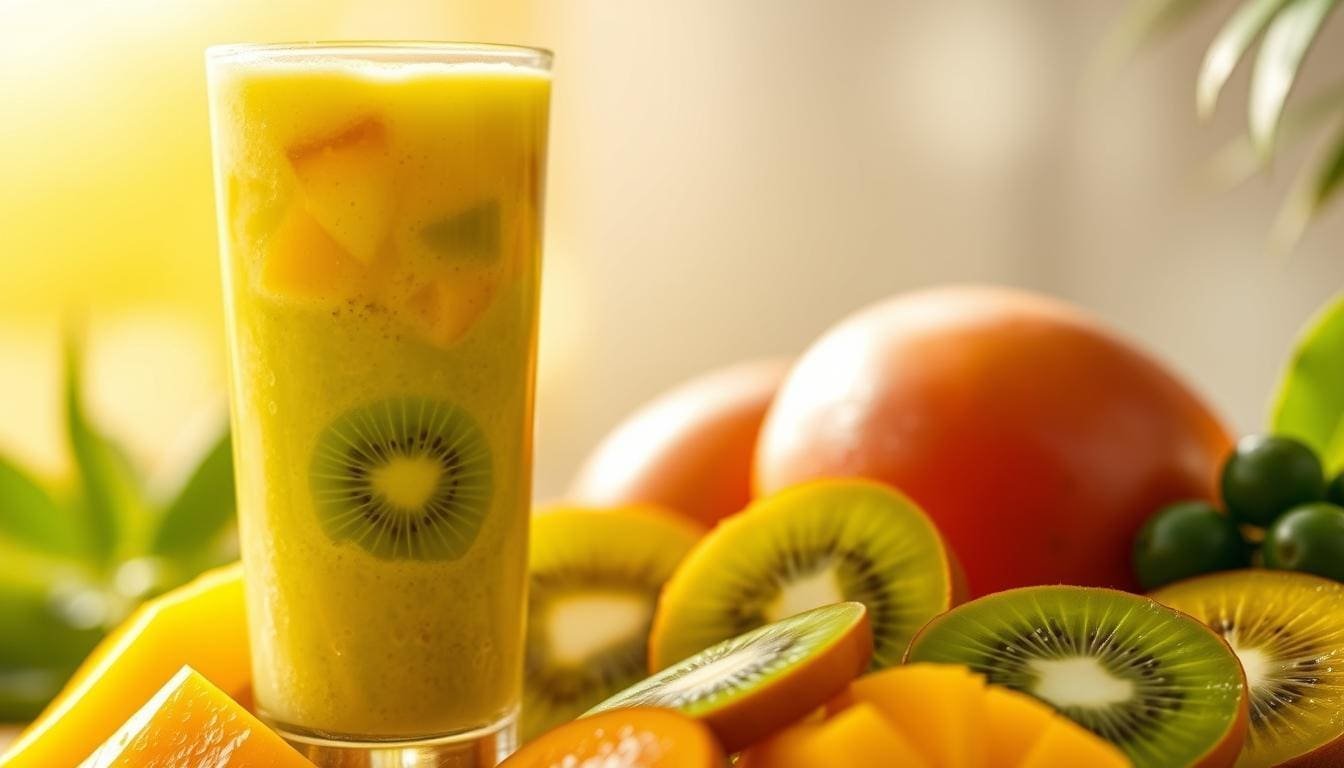 Kiwi Mango Delight Smoothie