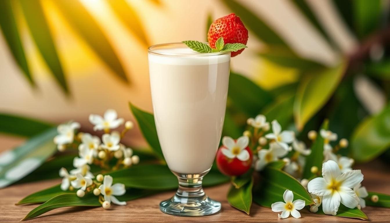 Lychee and Coconut Smoothie Recipe - China