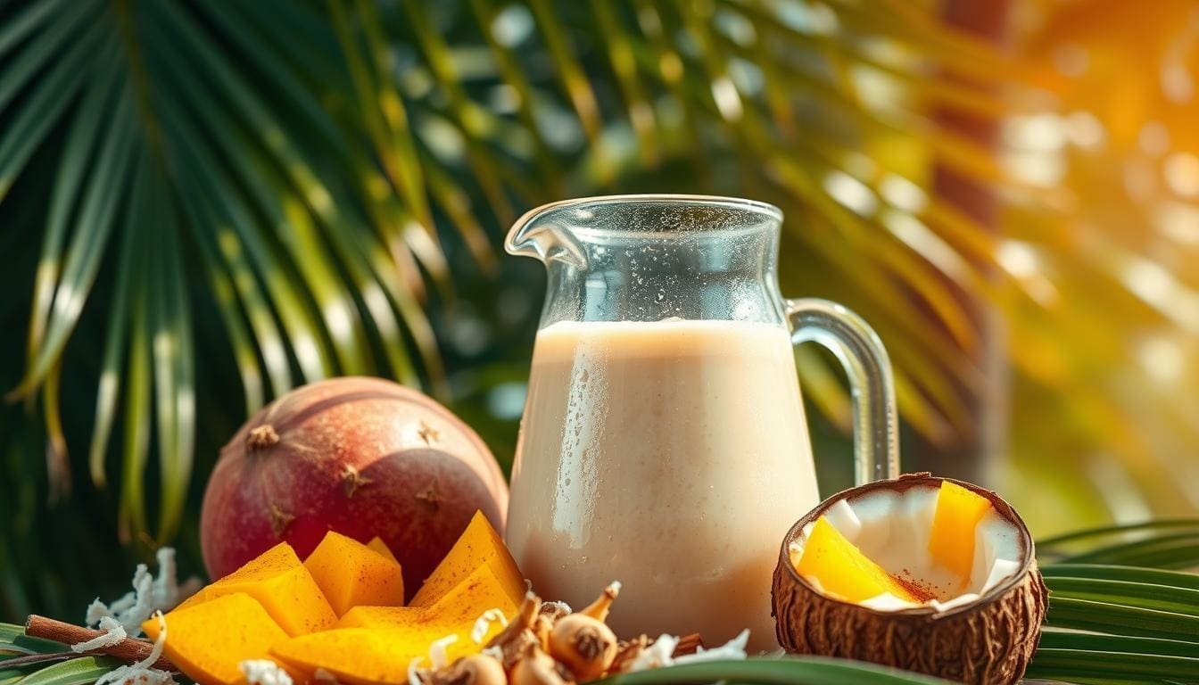 Mango Coconut Cinnamon Smoothie
