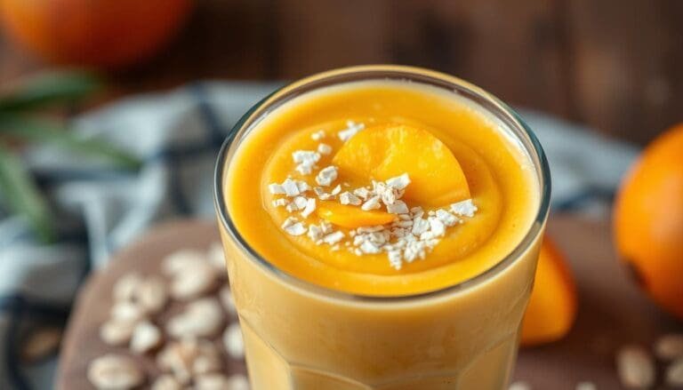 Mango Coconut Oatmeal Smoothie