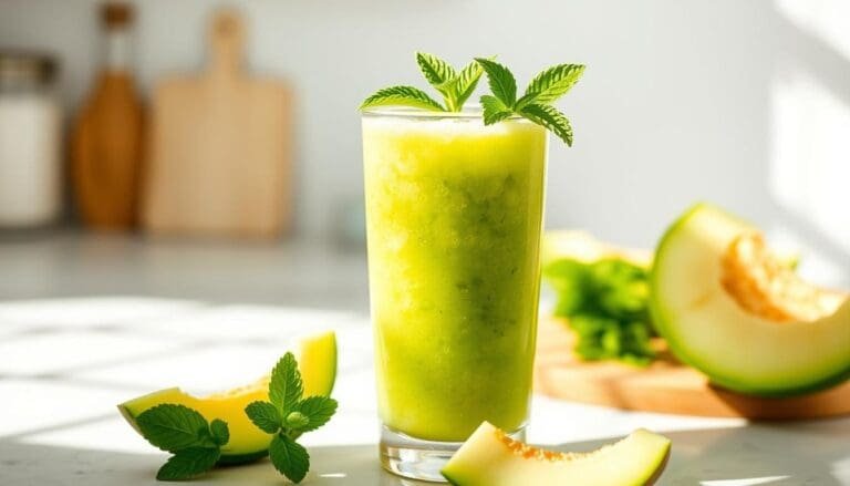 Melon and Mint Smoothie Recipe - Morocco