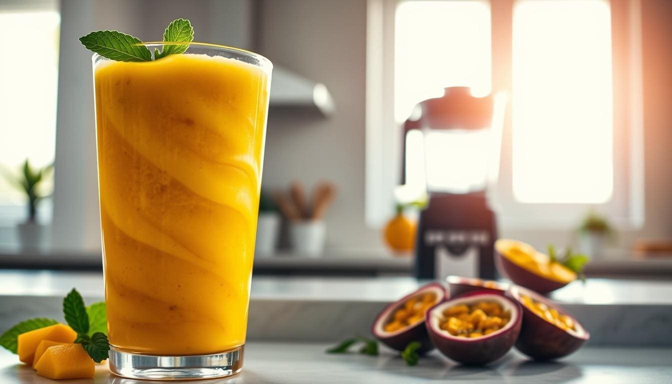Passion Fruit and Mango Smoothie Recipe - Ecuador