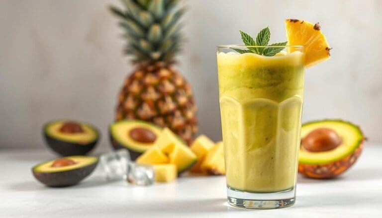 Pineapple Avocado Cream Smoothie