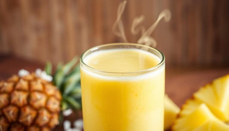 Pineapple Coconut Coffee Smoothie