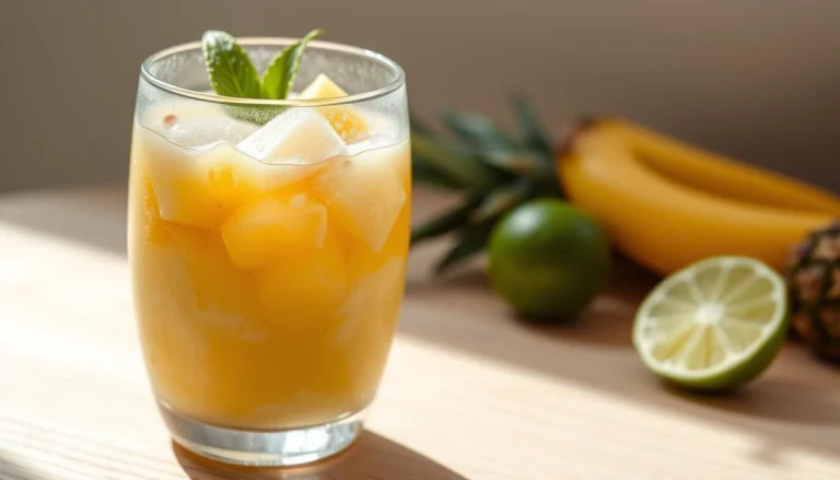 Pineapple Coconut Lime Smoothie