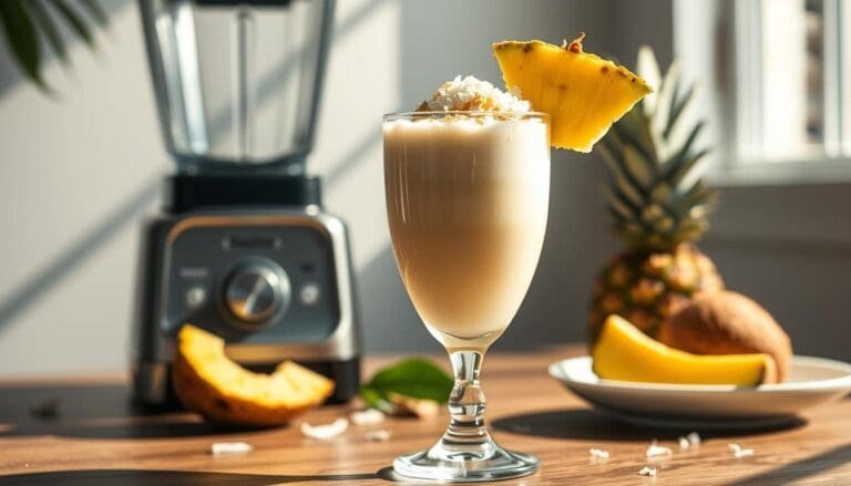 Pineapple Coconut Protein Smoothie