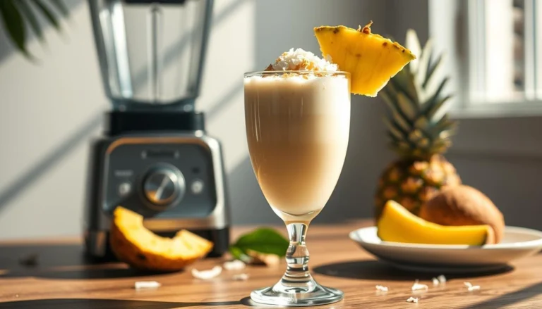 Pineapple Coconut Protein Smoothie