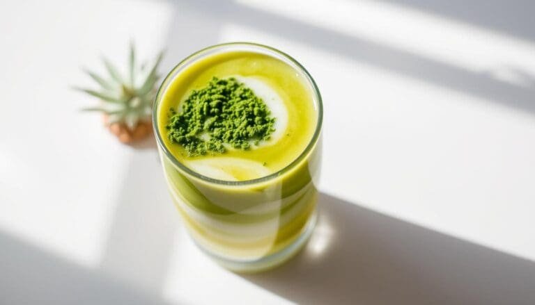 Pineapple Coconut Spirulina Smoothie