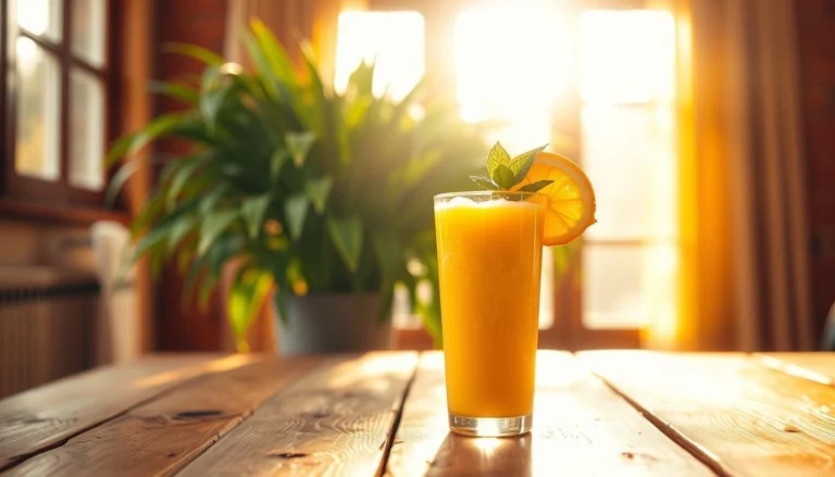 Pineapple Orange Sunrise Smoothie