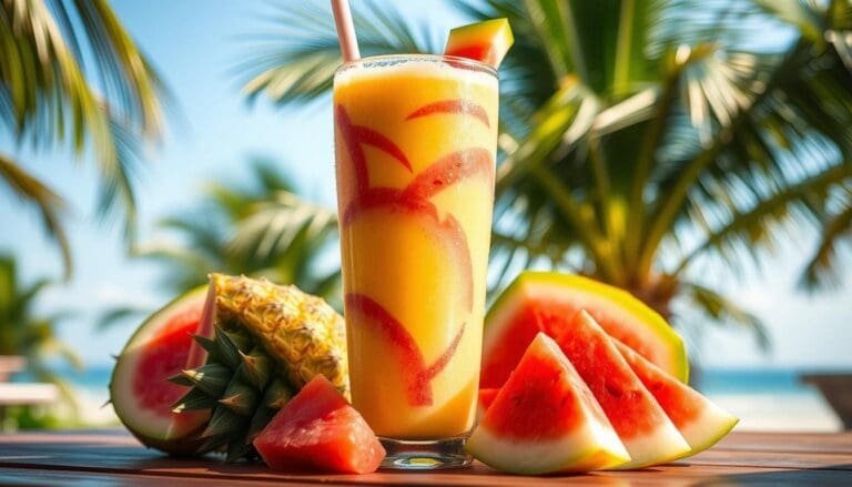 Pineapple Watermelon Cooler Smoothie