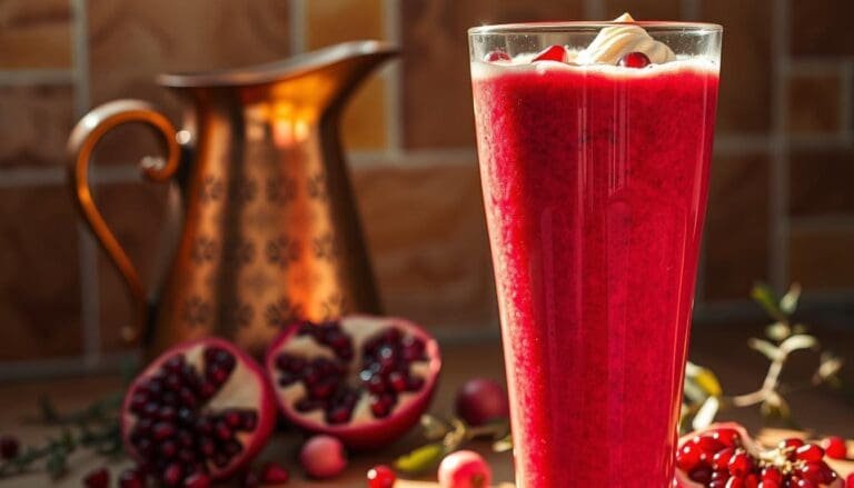 Pomegranate and Rosewater Smoothie Recipe - Iran