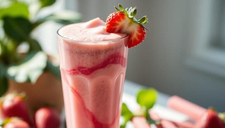 Strawberry and Rhubarb Smoothie Recipe - Sweden