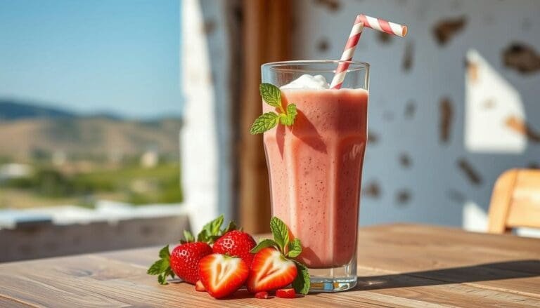 Strawberry and Yogurt Smoothie Recipe - Greece
