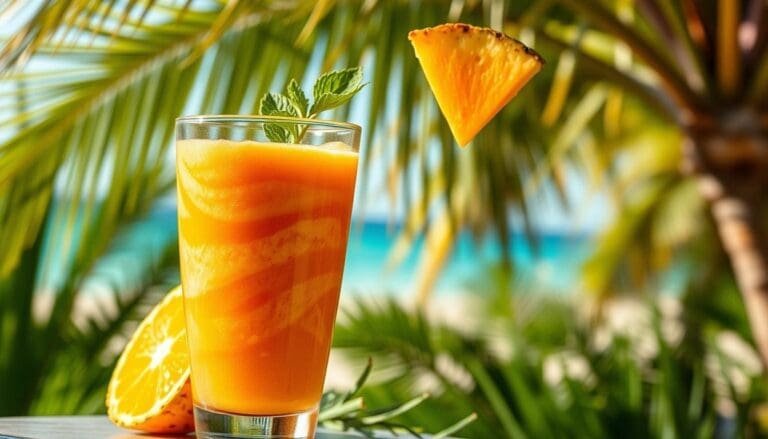 Tropical Carrot Smoothie (Carrot, Pineapple, Orange)