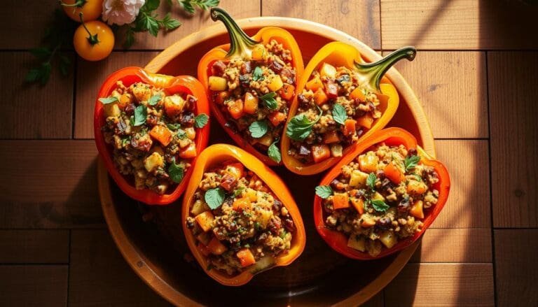 Vegetarian Stuffed Bell Peppers