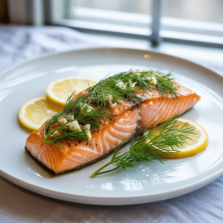 🐟 25-Minute Garlic-Dill Baked Salmon (No Chef Hat Required)