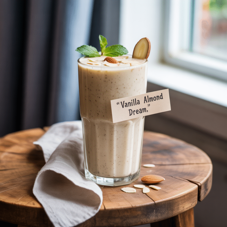 ๐ Cherry Vanilla Almond Wake-Up Call: The Ultimate Bliss Smoothie