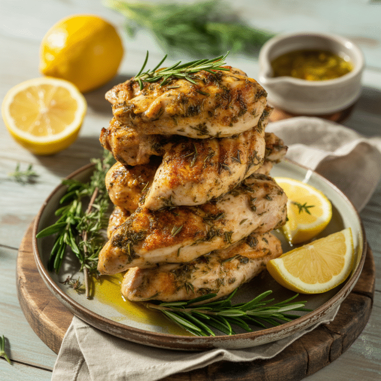 🔥🍋 Grilled Lemon-Herb Chicken That Runs Your Summer BBQ