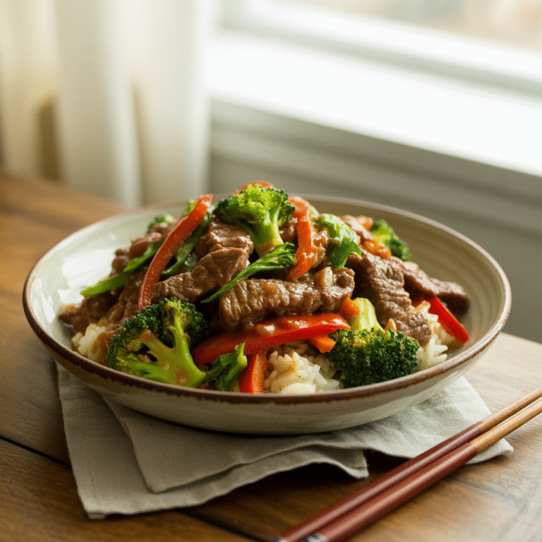 🥢 25-Minute Beef & Veggie Stir-Fry That Saves Your Sanity