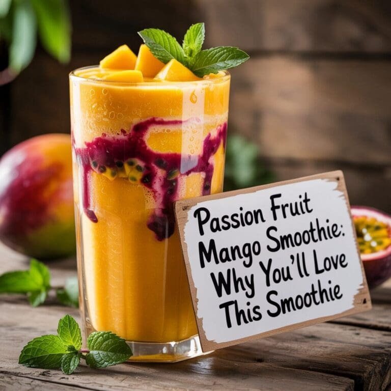 Passion Fruit Mango Smoothie: Your Ticket to a Mini Tropical Vacation