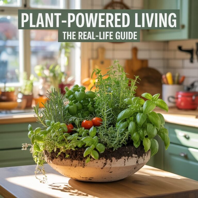 ๐ฑ Plant-Powered Living: The Real-Life Guide (No Kale Worship Required)