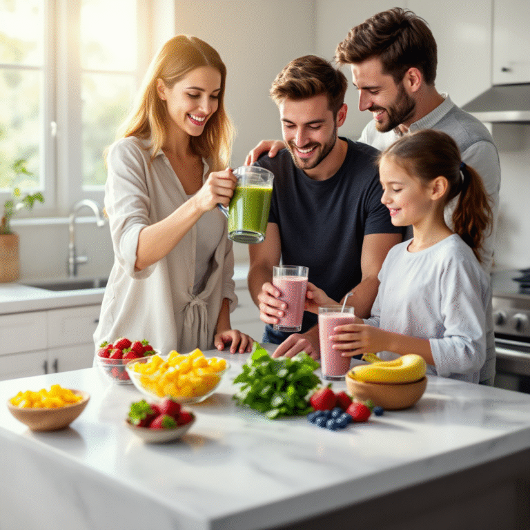 🥤 Beginner-Friendly Family Smoothies: 18 Blends Even Your Toddler Could “Help” Make