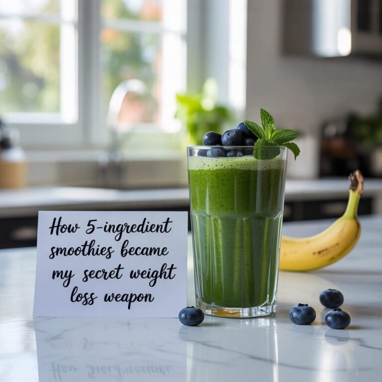 Forget Fancy Powders: How 5-Ingredient Smoothies Became My Secret Weight Loss Weapon