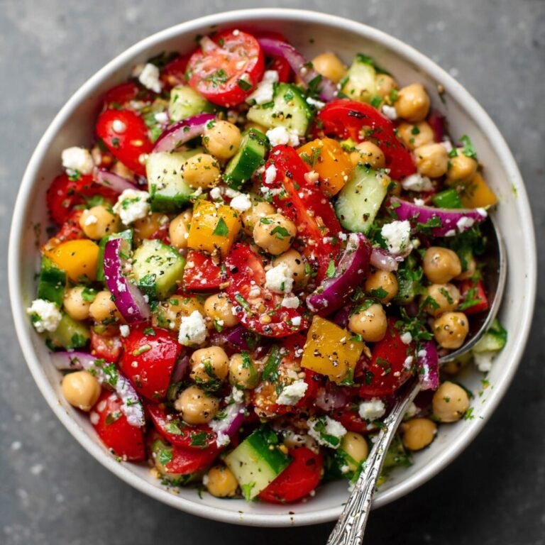 🥗 Mediterranean Chickpea Salad: 20-Minute Summer MVP