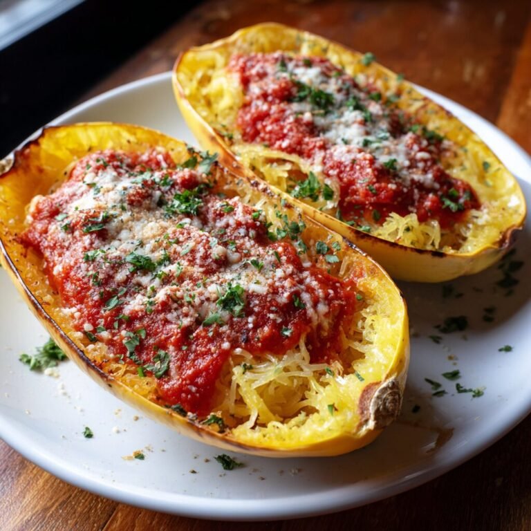 🍝 Meet Your New “Pasta” Crush: Spaghetti Squash Marinara