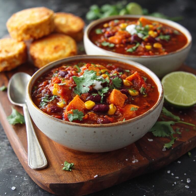 🍲 Sweet Potato Veggie Chili: Cozy Comfort in Under an Hour