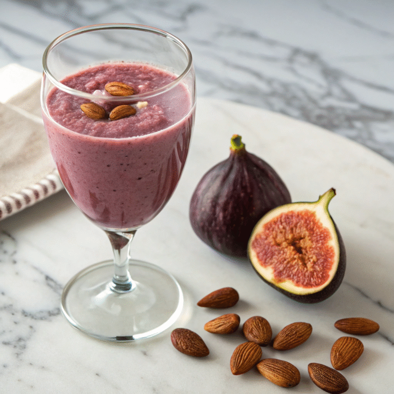 ✨ The Fancy Fig & Almond Smoothie That’s Secretly Easy to Make