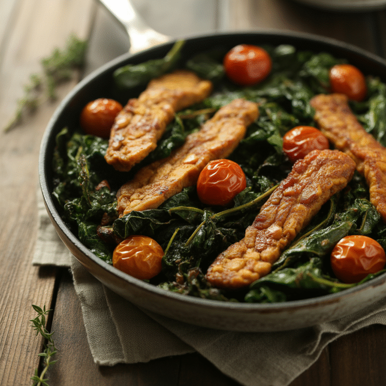 🥓 Tempeh Bacon Skillet: The Crispy, Smoky, Plant-Based Plot Twist You Need