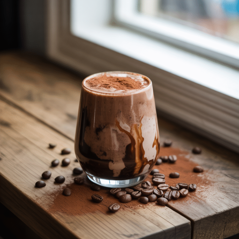 ☕️ Java Jolt Protein Smoothie: Your Caffeinated Muscle Fuel