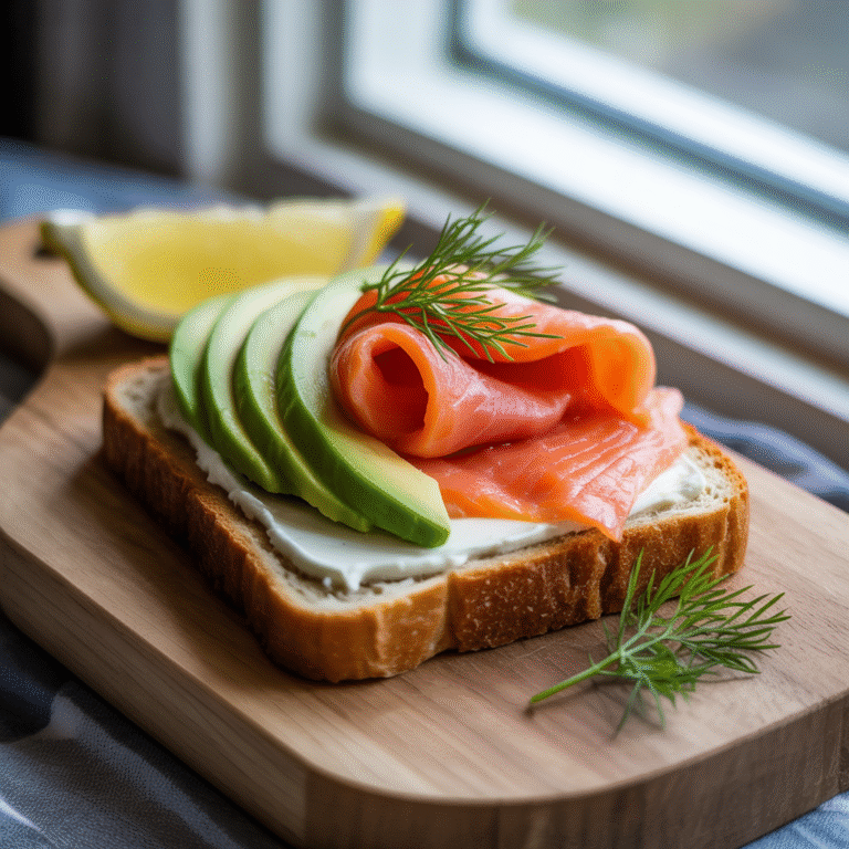 🥑🐟 The Protein-Packed Toast That Actually Tastes Good