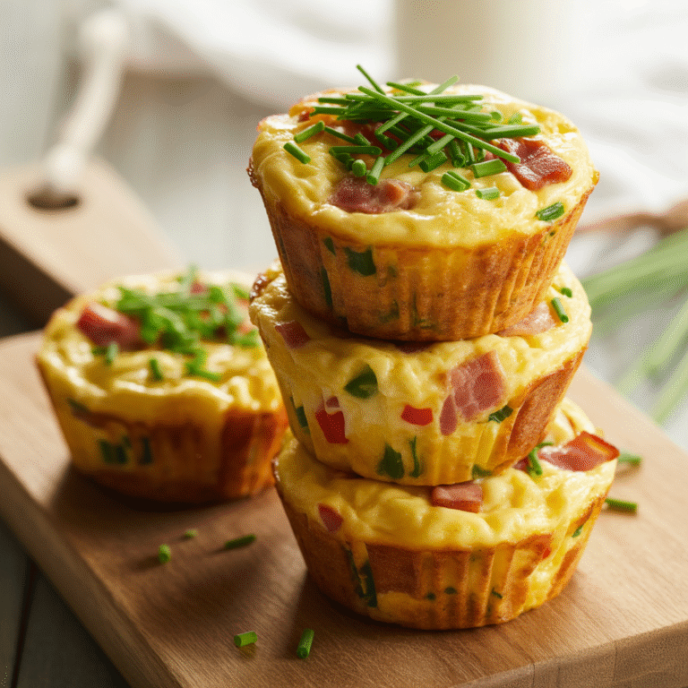 🍳 Rise & Shine: Savory Egg Muffins That Actually Taste Like Food
