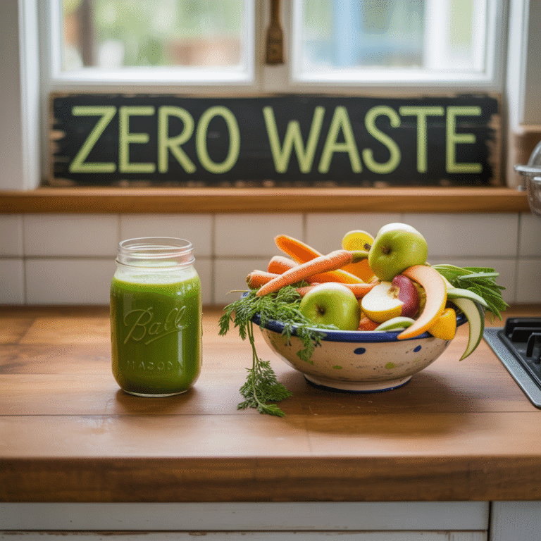 🥤 From Kitchen Scraps to Super Cleanse: Zero-Waste Detox Smoothie Hacks