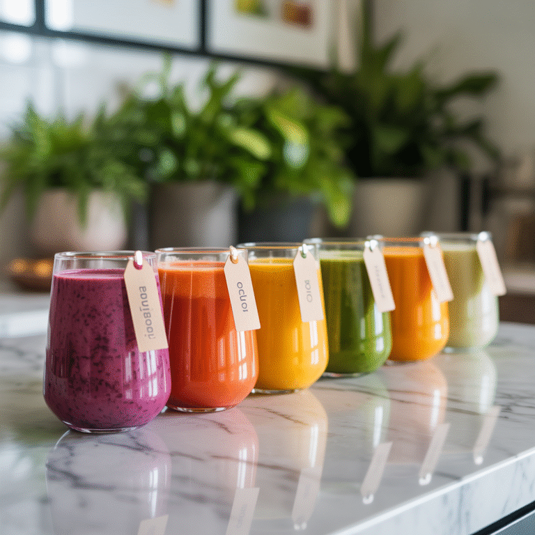 🌈 Detox in Technicolor: Color-Coded Smoothies That Clean House