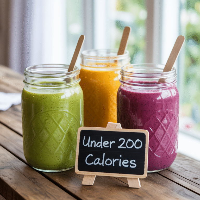 ⚖️ Sip & Slim: 5 Weight-Loss Smoothies Under 200 Calories