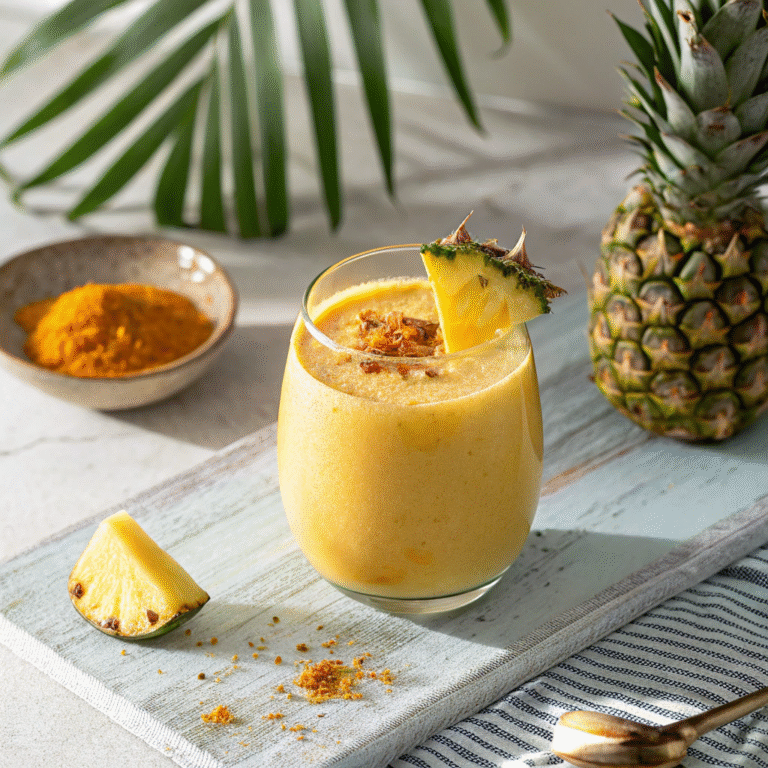 🍍 Golden Pineapple & Turmeric Tonic