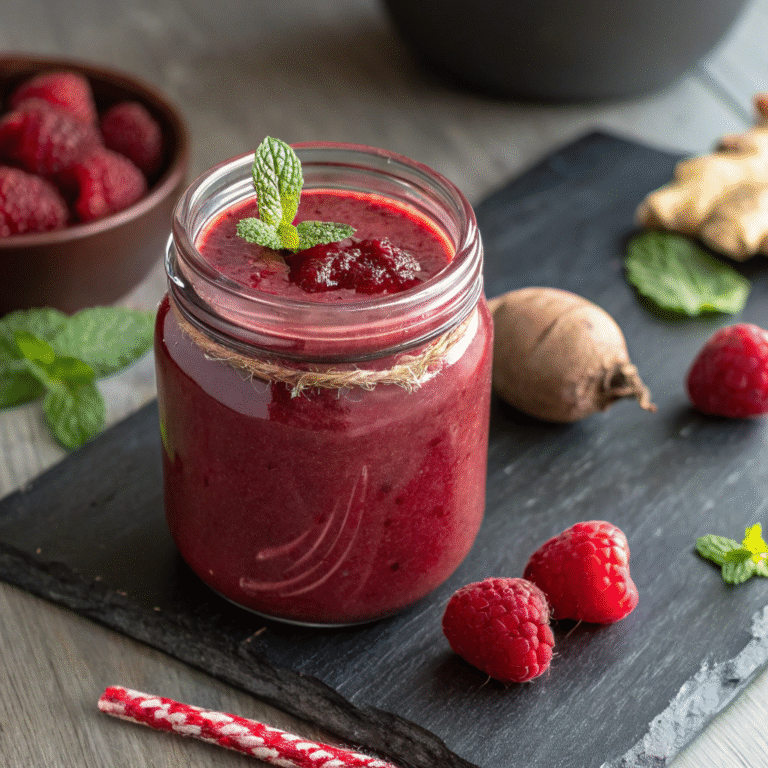 ❤️ Ruby Red Revitalizer: The Beet Smoothie That Doesn’t Suck