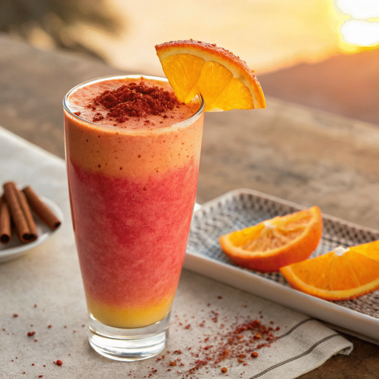 🌶️ Spicy Citrus Sunrise