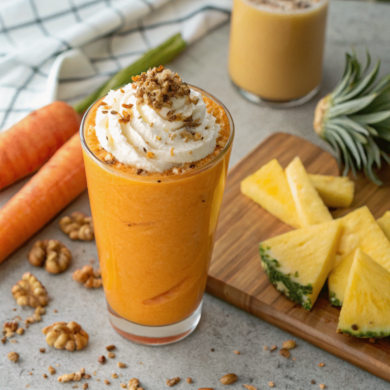 🥕 A Smoothie That Tastes Like Carrot Cake? Yep, We Went There.